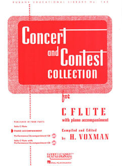 Concert & Contest Collection - Piano Accompaniment - FLUTISTRY BOSTON