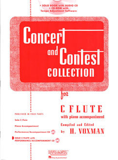 Concert & Contest Collection - Solo Flute w/ CD - FLUTISTRY BOSTON