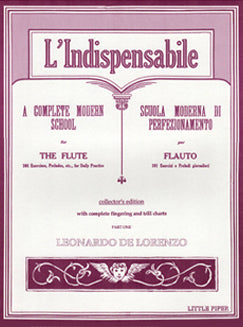 De Lorenzo, L. - L'Indispensabile - FLUTISTRY BOSTON