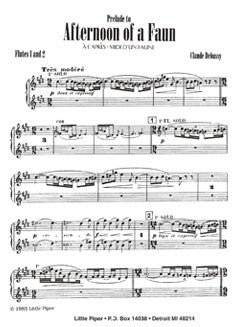 Debussy, C. - Afternoon of a Faun - Fl I & II - FLUTISTRY BOSTON