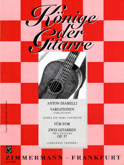 Diabelli, A. - Variations for Two Guitars, Op. 57