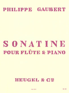 Gaubert, P. - Sonatine - FLUTISTRY BOSTON