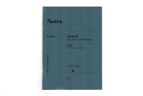 Henle Mini 8-Stave Jotter for Music and Notes