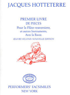 Hotteterre, J. - Premier Livre de Pieces