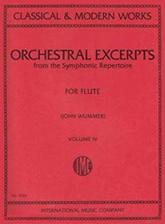Orchestral Excerpts from the Symphonic Repertoire - Vol 4 - FLUTISTRY BOSTON