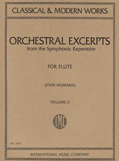 Orchestral Excerpts from the Symphonic Repertoire - Vol 2 - FLUTISTRY BOSTON