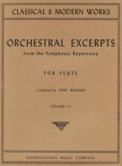 Orchestral Excerpts from the Symphonic Repertoire - Vol 6 - FLUTISTRY BOSTON