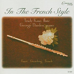 In The French Style CD (Trudy Kane)