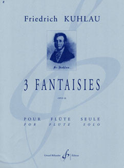 Kuhlau, F. - 3 Fantasies - FLUTISTRY BOSTON