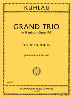Kuhlau, F. - Grand Trio in B minor, Op. 90 - FLUTISTRY BOSTON