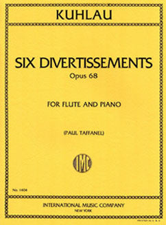 Kuhlau, F. - Six Divertissements - FLUTISTRY BOSTON