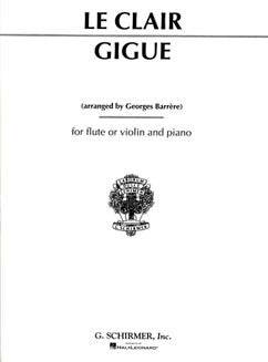 Le Clair, J. - Gigue - FLUTISTRY BOSTON