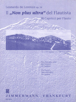 de Lorenzo, L. - Non plus ultra - FLUTISTRY BOSTON
