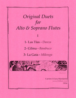 Original Duets for Alto & Soprano Flutes - Carmen Marulanda - FLUTISTRY BOSTON