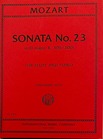 Mozart, W.A. - Sonata No. 23 in D Major, K. 306/300L