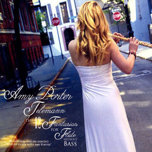 Telemann, The 12 Fantasies for Flute Without Bass CD (Amy Porter) - FLUTISTRY BOSTON
