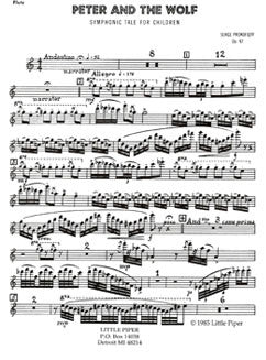 Prokofiev, S. - Peter and the Wolf - Flute I - FLUTISTRY BOSTON