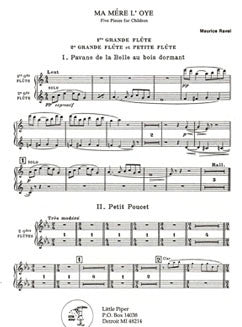 Ravel, M. - Mother Goose - Flute I & II/Piccolo - FLUTISTRY BOSTON