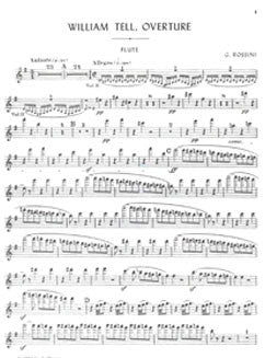 Rossini, G. - William Tell Overture - Flute I - FLUTISTRY BOSTON