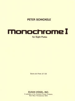 Schickele, P. - Monochrome I - FLUTISTRY BOSTON