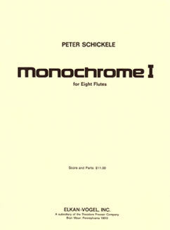 Schickele, P. - Monochrome I - FLUTISTRY BOSTON