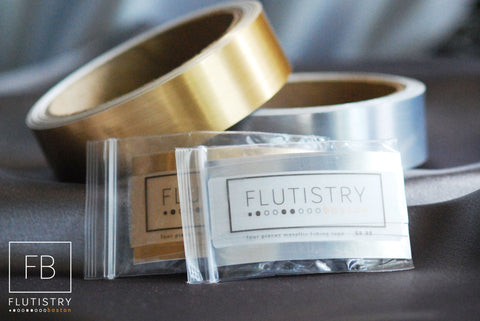 Metallic Fitting Tape - Four Pieces - FLUTISTRY BOSTON