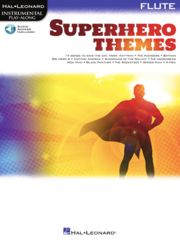 Superhero Themes Instrumental Play-Along for Flute