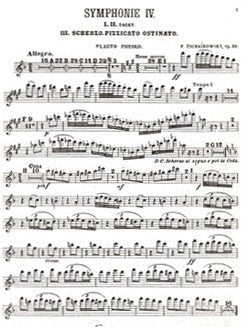 Tchaikovsky, P. - Symphony No. 4 - Piccolo - FLUTISTRY BOSTON
