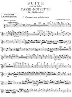Tchaikovsky, P. - Nutcracker Suite - Flute III/Picc - FLUTISTRY BOSTON