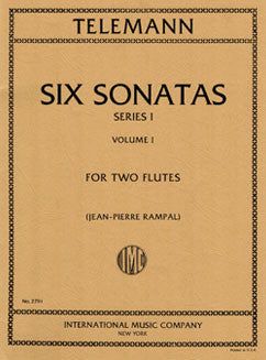 Telemann, G.P. - Six Sonatas, Series I: Vol. I - FLUTISTRY BOSTON