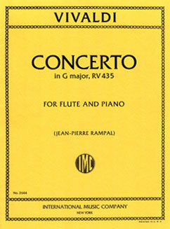 Vivaldi, A. - Concerto in G major, RV 435 - FLUTISTRY BOSTON