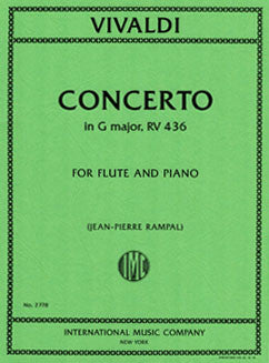 Vivaldi, A. - Concerto in G major, RV 436 - FLUTISTRY BOSTON