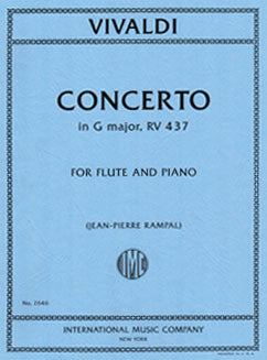 Vivaldi, A. - Concerto in G major, RV 437 - FLUTISTRY BOSTON