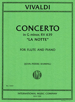 Vivaldi, A. - Concerto in G minor "La Notte" - FLUTISTRY BOSTON