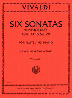 Vivaldi, A. - Six Sonatas - Vol I - FLUTISTRY BOSTON