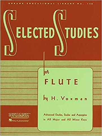 Voxman, H. - Selected Studies for Flute