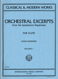 Orchestral Excerpts from the Symphonic Repertoire - Vol 1 - FLUTISTRY BOSTON