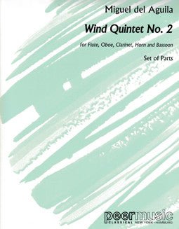 Aguila, M. - Wind Quintet No. 2 (Parts) - FLUTISTRY