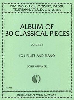 Album of 30 Classical Pieces: Vol. II - FLUTISTRY
