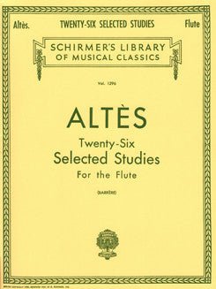 Altès, H. - Twenty - Six Selected Studies - FLUTISTRY
