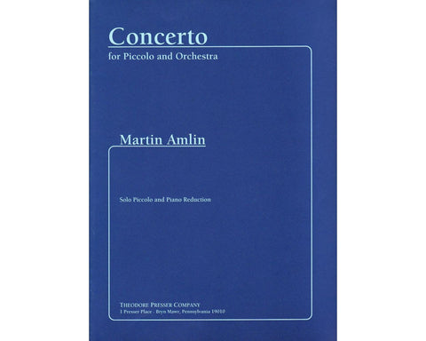 Amlin, M.- Concerto for piccolo