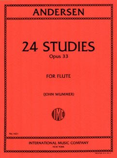 Andersen, J. - 24 Studies, Op. 33 - FLUTISTRY