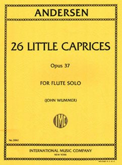 Andersen, J. - 26 Little Caprices, Op. 37 - FLUTISTRY