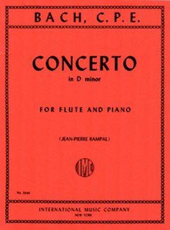 Bach, C.P.E. - Concerto in D minor - FLUTISTRY