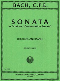 Bach, C.P.E. - "Conversation" Sonata in G minor - FLUTISTRY