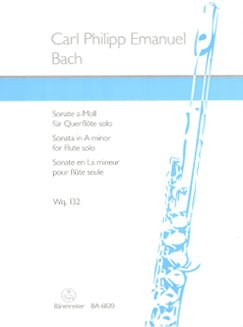 Bach, C.P.E. - Sonata in A Minor for Solo Flute - FLUTISTRY