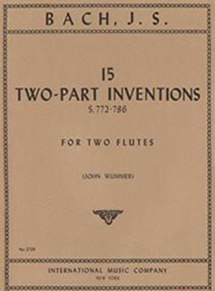 Bach, J.S. - 15 Two - Part Inventions - FLUTISTRY