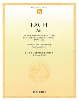 Bach, J.S. - Air from Orchestral Suite No. 3 in D major - FLUTISTRY