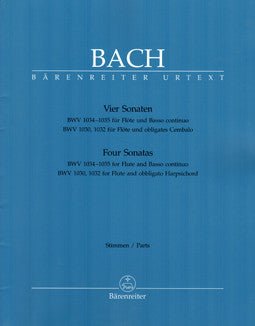 Bach, J.S. - Four Sonatas - BWV 1030, 1032, 1034, 1035 - FLUTISTRY