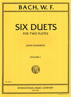 Bach, W.F. - Six Duets: Vol. I - FLUTISTRY